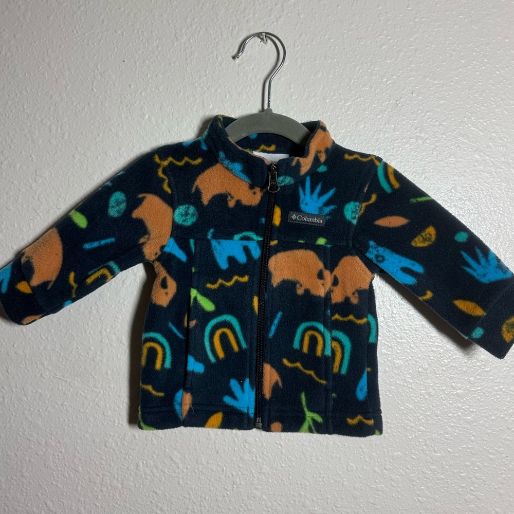 BABY Columbia printed full zip fleece 3-6 Months